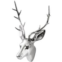 Hill Interiors Silver Medium Stags Head