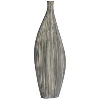 hill interiors modern stone style ceramic asymmetrical vase