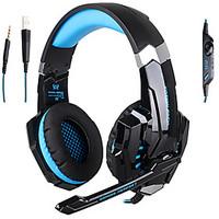 High Precision PS4 Gaming Headset PC Computer Headphone Stereo Earpones/LED Light Headphones With Adjustable Microphone 40mm Driver 3.5mm Plug