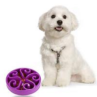 High Quality Slow Down Mixed Material Bowl for Dogs (Assort Color)