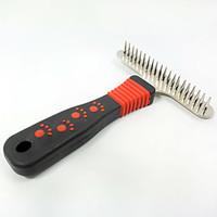 high quality pet comb stainless steel cat dog combs beauty clean produ ...