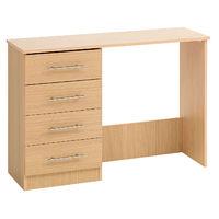 hilton dressing table single beech