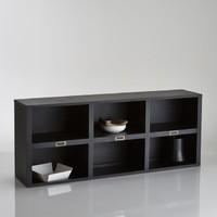 Hiba 6-Compartment Shelf Cabinet