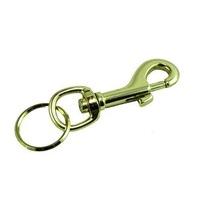 Hipster Key Ring 3 Inch 75MM Brass Plated Eb Steel Heavy Duty Pack of 48