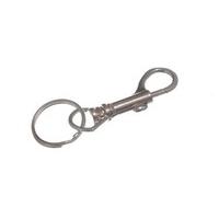 Hipster Jailors Key Ring Clip on Clasp Nickel Plated Steel ( pack of 100 )