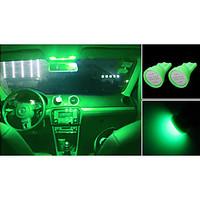 high power 10 x green cob t10 194 168 led 12v instrument dash light bu ...