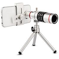 High quality 18x Zoom Optical Telescope Telephoto Lens Kit Phone Camera Lenses With Tripod For iPhone 6 7 Samsung S7 Xiaomi mi6