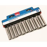 Hilka 02031002 3/8-inch Pro Craft Deep Metric Socket Set