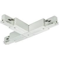 High voltage mounting rail T-connector Eutrac 145631 White