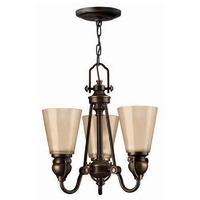 hinkley lighting mayflower 3 light chandelier