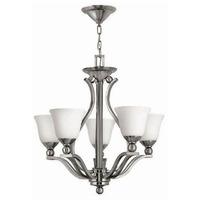 hinkley lighting bolla 5 light chandelier with heavy cast ball shade