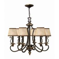 hinkley lighting plymouth 6 light chandelier