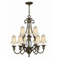 Hinkley Lighting Plantation 10 Light Chandelier in Bronze