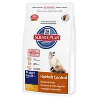 Hill\'s Science Plan Mature Cat 7+ Hairball Control - Chicken - 1.5kg