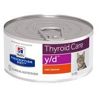 Hill\'s Prescription Diet Feline y/d - Thyroid Care - 12 x 156g cans