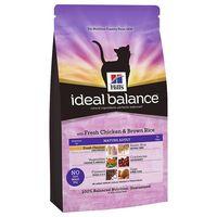 Hill\'s Ideal Balance Feline Mature - Chicken & Brown Rice - Economy Pack: 2 x 2kg