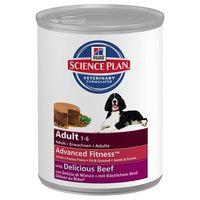 Hill\'s Science Plan Wet Dog Food Saver Packs 12 x 370g - Mature 7+ Active Longevity Medium Chicken