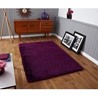High Density Super Soft Purple Shaggy Rug - Seattle 80cm x 140cm (2\'7\