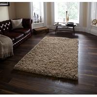 High Quality Thick Soft Touch Beige Shaggy Rug - Athens 120cm x 170cm (3\'11\