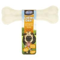 Hilife Chews Day! Pressed Rawhide Bone 1pk (Pack of 24)