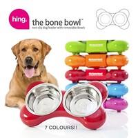 Hing Designs Large Edition Bone Bowl, Orange