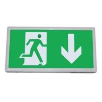 Hi-Spec IP20 5W universal LED Emergency Exit Box Fitting (Down Arrow)