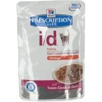 Hills Feline Cat Prescription Diet Pouch Chicken i/d 85 g