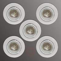 high voltage recessed light set of 5