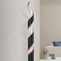 High-quality floor lamp Nerry with silver leaf