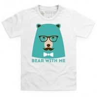 Hipster Bear Kid\'s T Shirt
