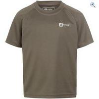 hi gear regulate boys tech tee size 32 colour seal grey