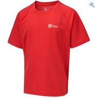 hi gear regulate boys tech tee size 9 10 colour red