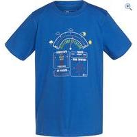 hi gear hamilton kids tee size 9 10 colour blue