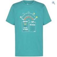 hi gear hamilton kids tee size 7 8 colour green