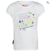 hi gear springfield kids tee size 3 4 colour white