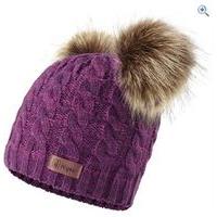 Hi Gear Kids\' Bear Pom Pom Hat - Size: L-XL - Colour: PURPLE ORCHID