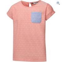 hi gear girls cotton shirt size 7 8 colour coral pink