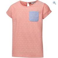 hi gear girls cotton shirt size 9 10 colour coral pink