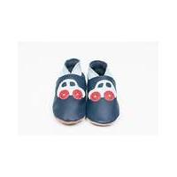 Hippychick Baby Shoes Navy Blue Cars