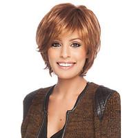 High Quality Capless Short Curly Mono Top Human Hair Wigs 9 Colors to Choose