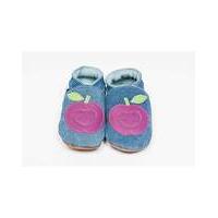 hippychick baby shoes denimpurple plums