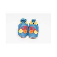 Hippychick Baby Shoes Blue Trains