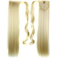 High Quality Synthetic 24 Inch Long Clip In Ponytail Straight Hair Piece