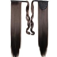 High Quality Synthetic 24 Inch Long Clip In Ponytail Straight Hair Piece