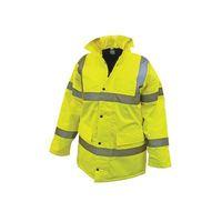 Hi-Vis Motorway Jacket Yellow - M (41in)