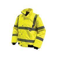 Hi-Vis Bomber Jacket Yellow - L (44in)