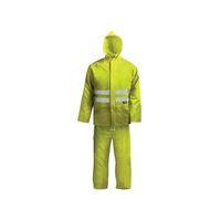 hi visibility rain suit yellow xxl 45 49in