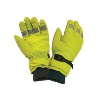 hi visibility gloves yellow large