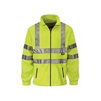 Hi-Vis Yellow Full Zip Fleece - XXL (50in)