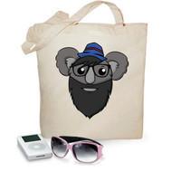 hipster koala cloth bag